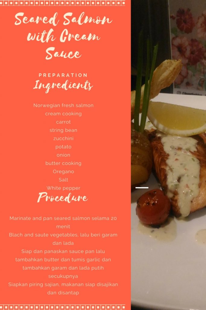 seared salmon with cream sauce recipe The Hive Cook and Snap