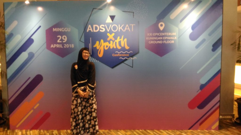 Dian Ravi di ADSvokat x Youth Confrence