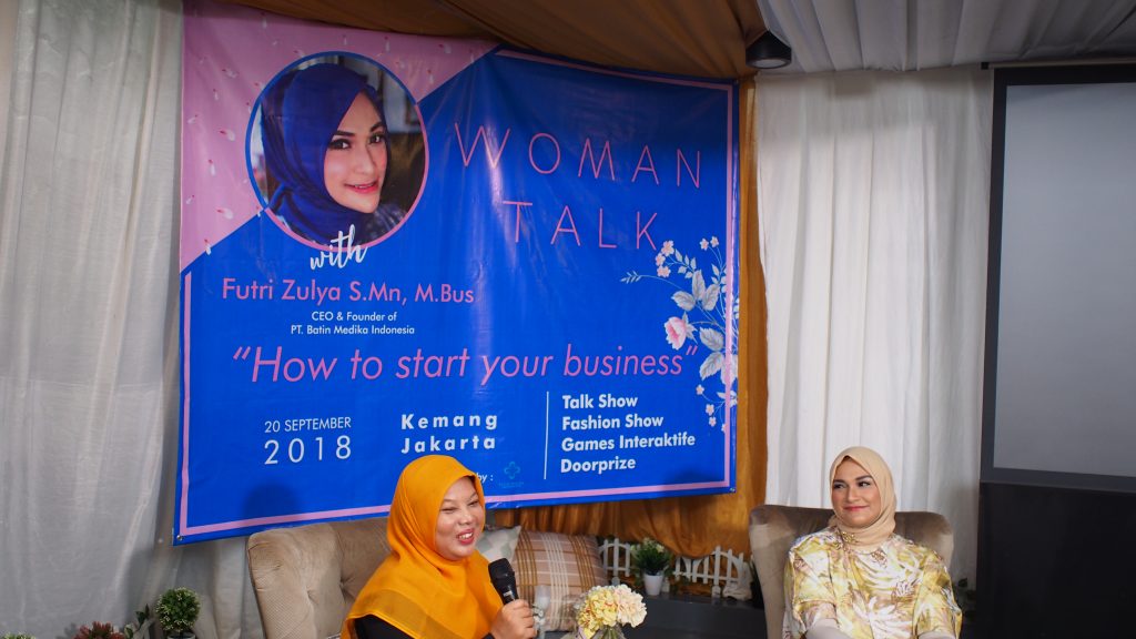 Woman Talk dengan  How To Start Your Busniness with Futri Zulya