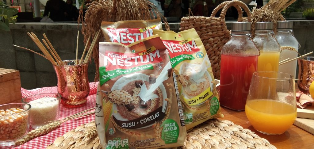 nestum ceream menu sarapan yang simple