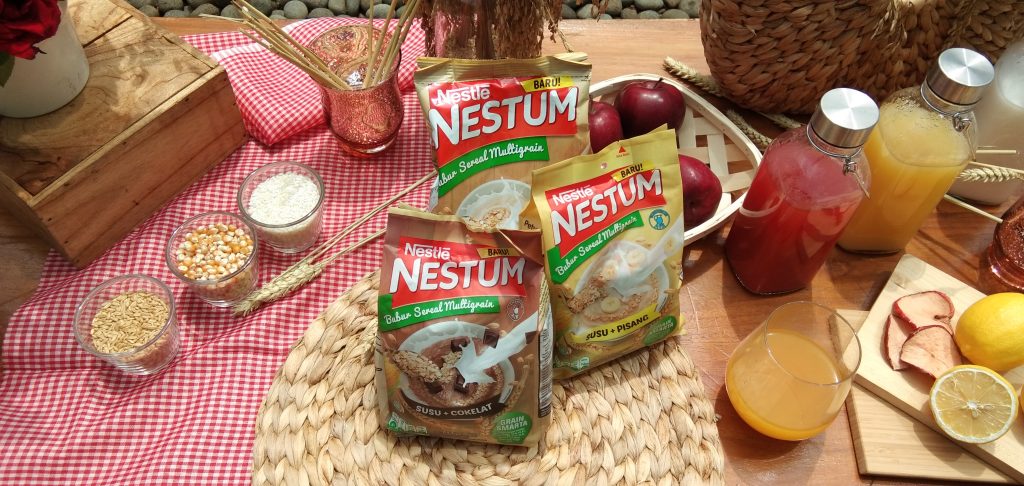 nestum ceream menu sarapan yang simple