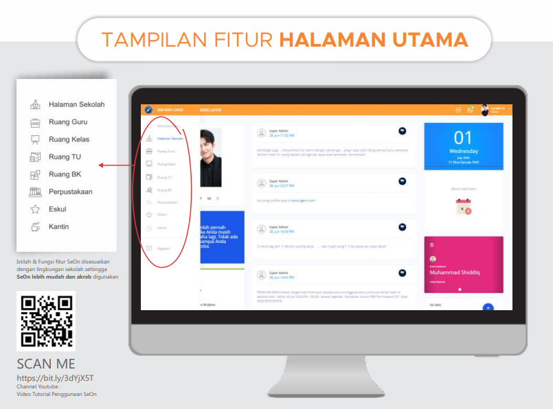 PT SEON Indonesia, Manajemen Sekolah