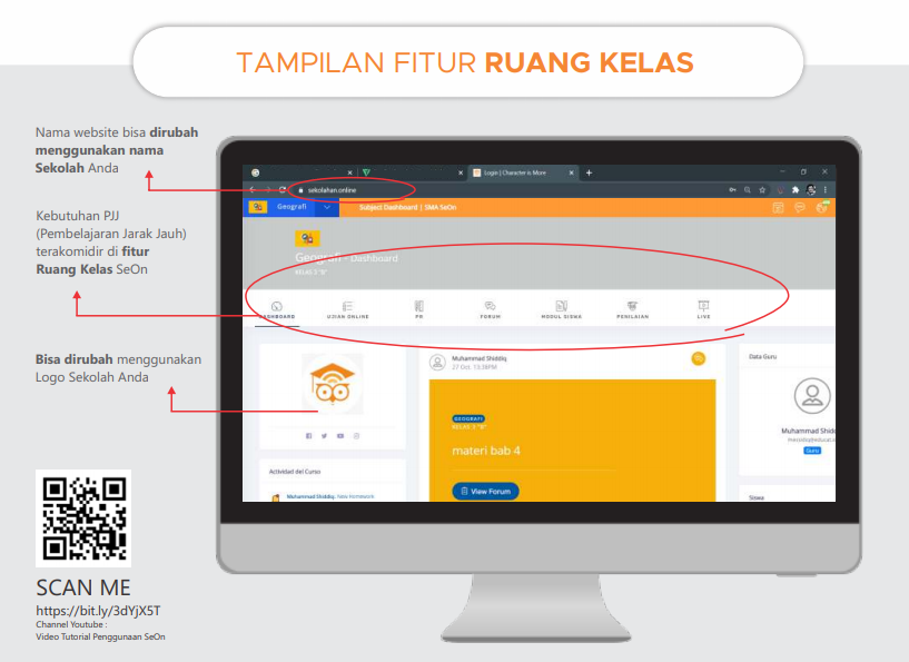 PT SEON Indonesia, Manajemen Sekolah